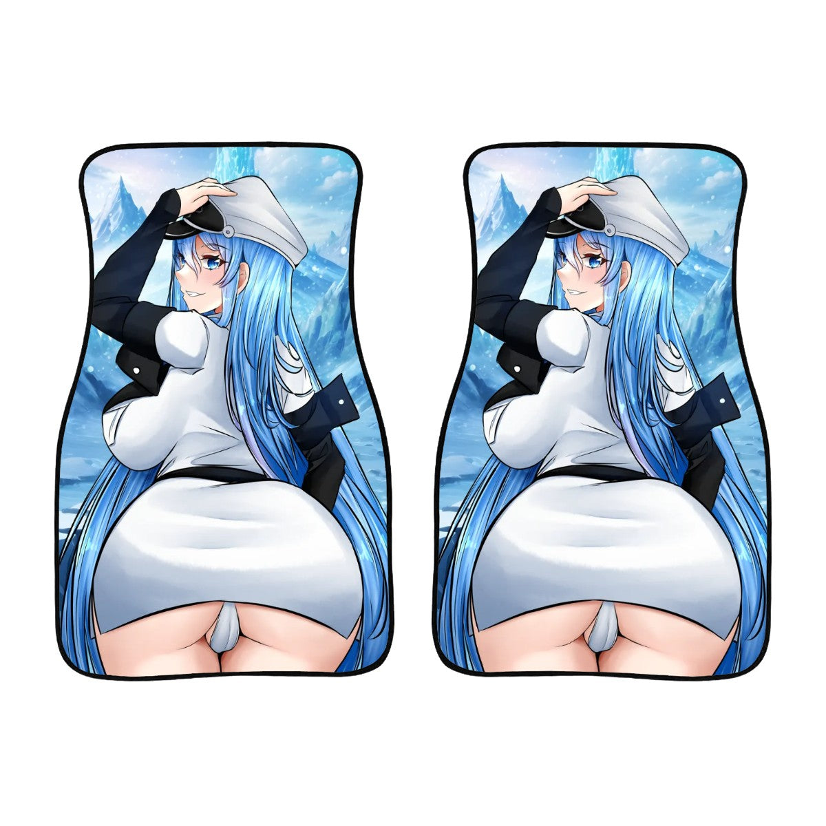 Esdeath Big Booty Car Floor Mats