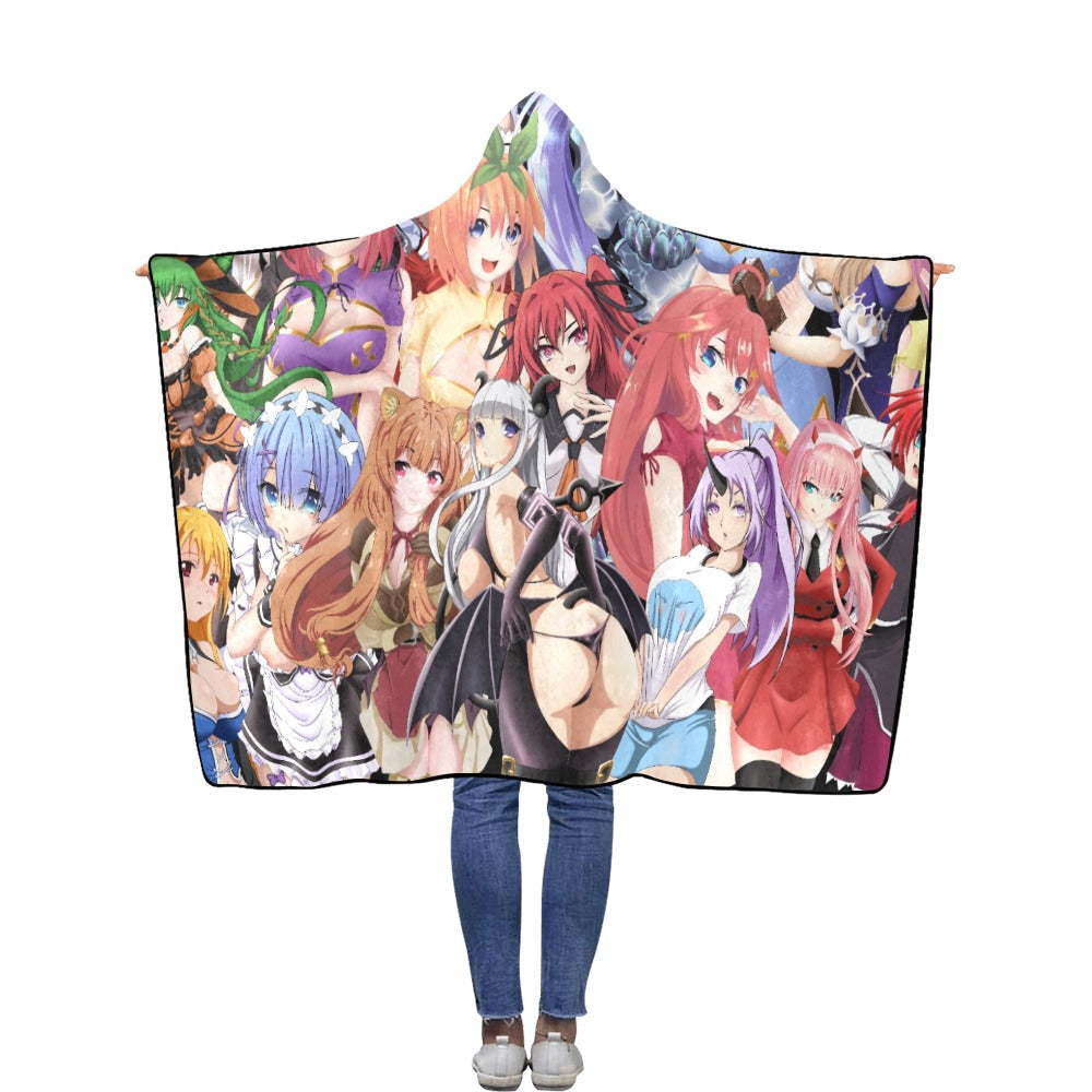 Waifu Hooded Blanket