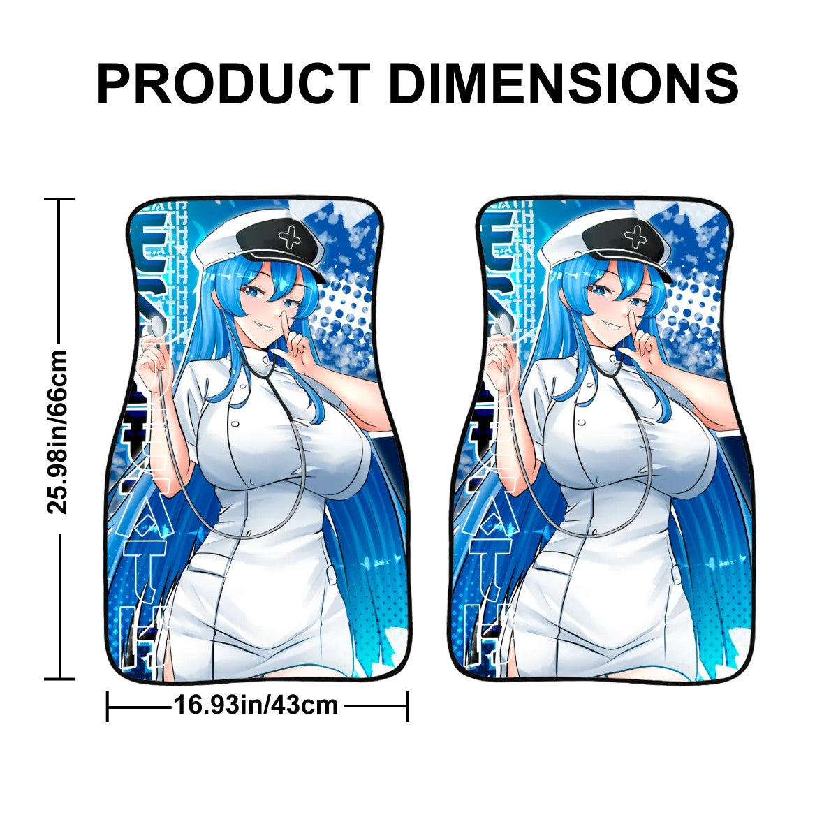 Esdeath Nurse Car Floor Mats
