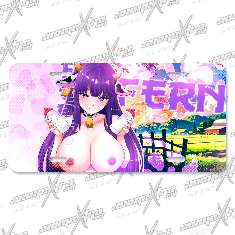 Fern Cowgirl License Plates