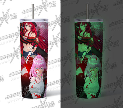 Halloween v6 Glow in the Dark Tumbler