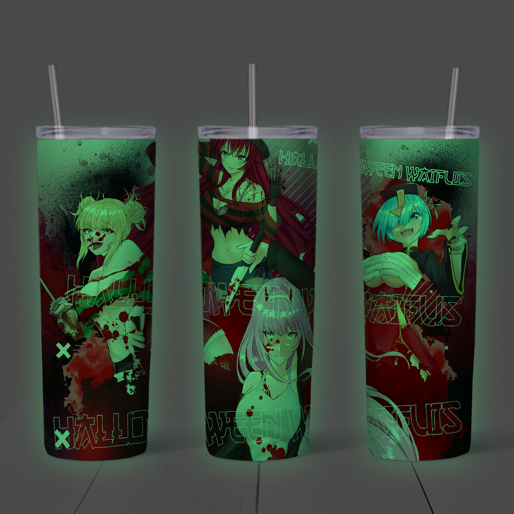 Halloween v6 Glow in the Dark Tumbler