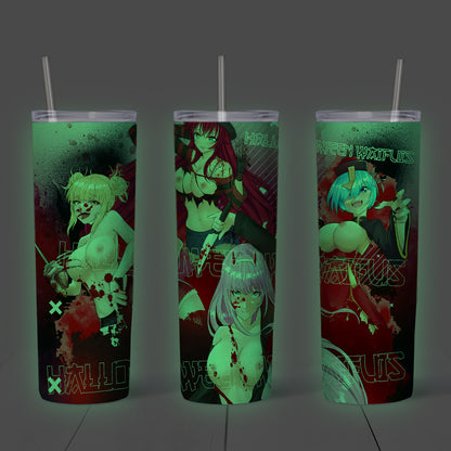 Halloween v6 Glow in the Dark Tumbler