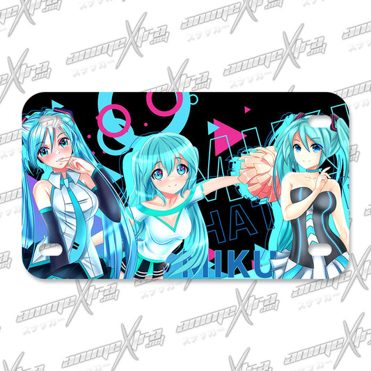 Hatsune Miku Motorcycle Plates