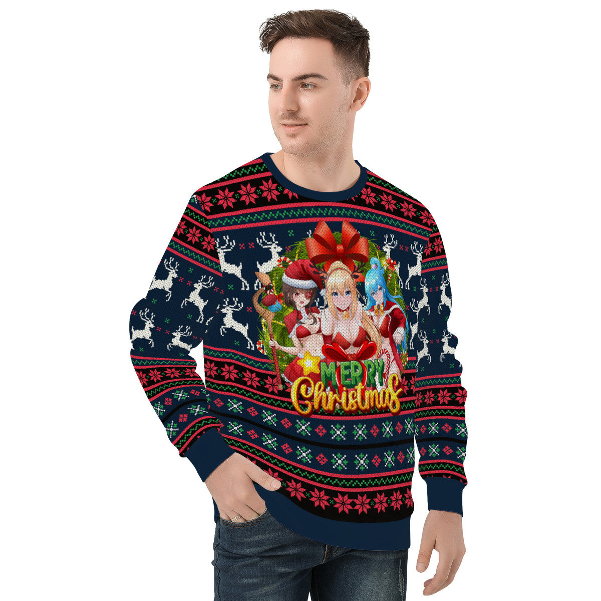 Konosuba Ugly Xmas Sweater