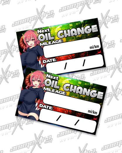 Ilulu Dragon Oil Change Stickers