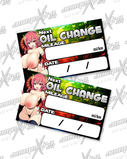 Ilulu Dragon Oil Change Stickers