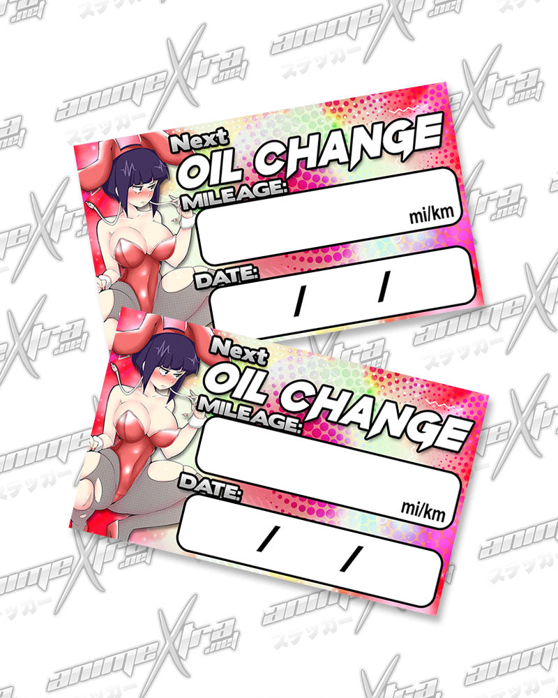 Jiro Bunny Oil Change Sticker