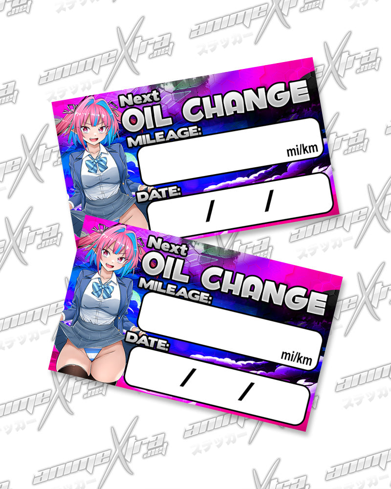 Kanan Oil Change Stickers