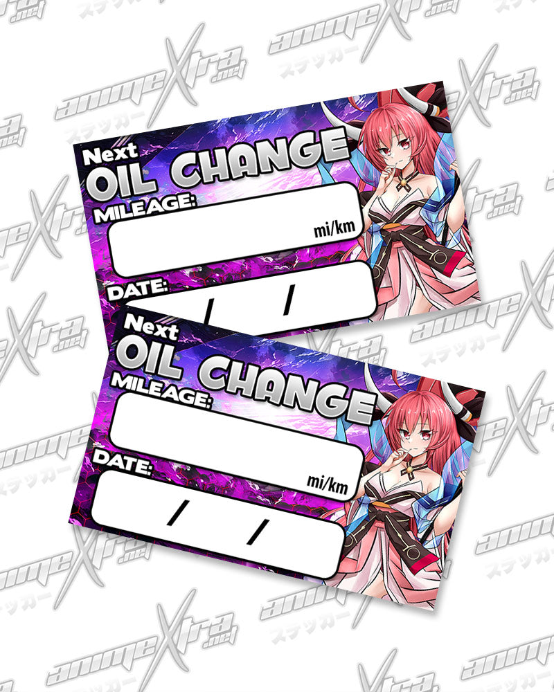 Kotori Date A Live Oil Change Stickers