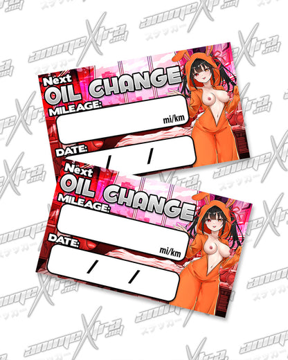 Kurumi Bunny Jammies Oil Change Stickers