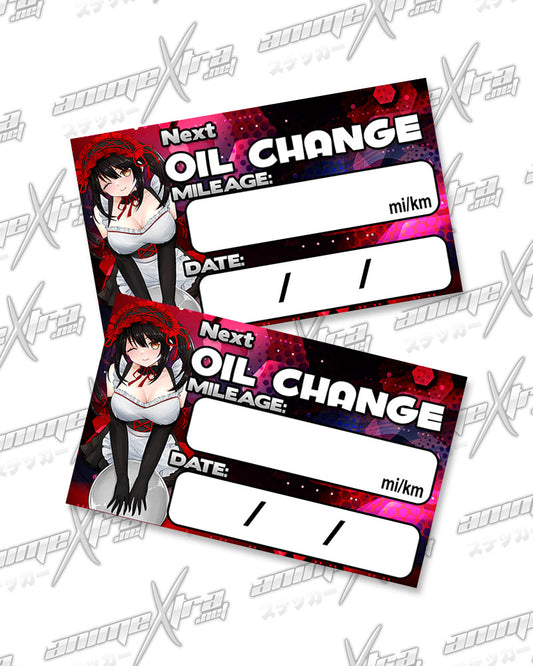 Kurumi Maid Oil Change Stickers