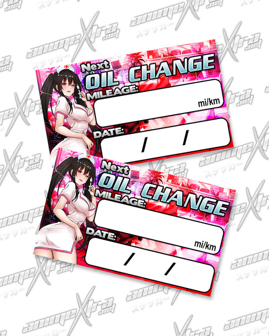 Kurumi Nurse Oil Change Stickers