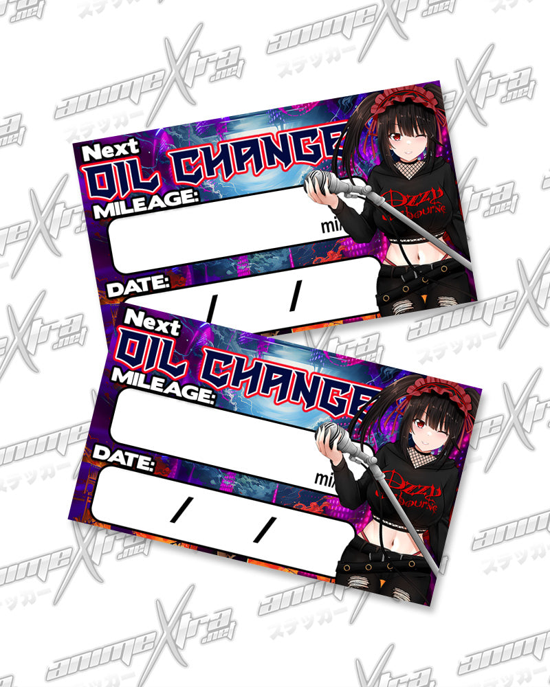 Kurumi Rocker Oil Change Stickers