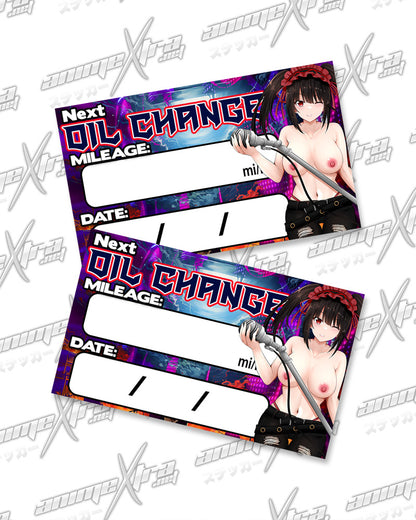 Kurumi Rocker Oil Change Stickers