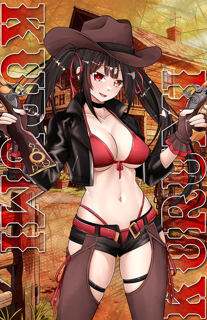 Kurumi Western Waifus Posters
