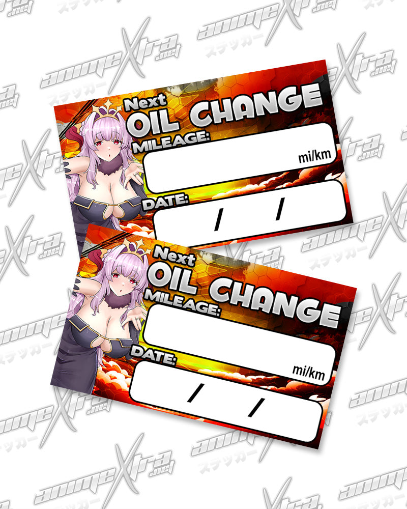 Lilim v2 Oil Change Stickers