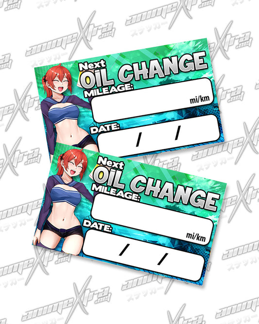 Loki Oil Change Stickers