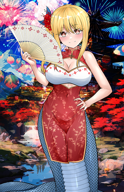 Lucy Year of the Snake Graphic Poster