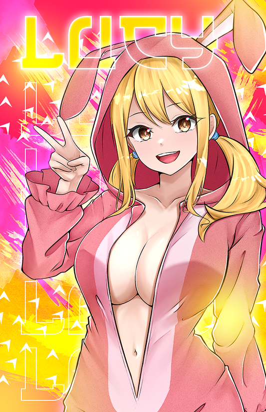Lucy Bunny Jammies Graphic Poster