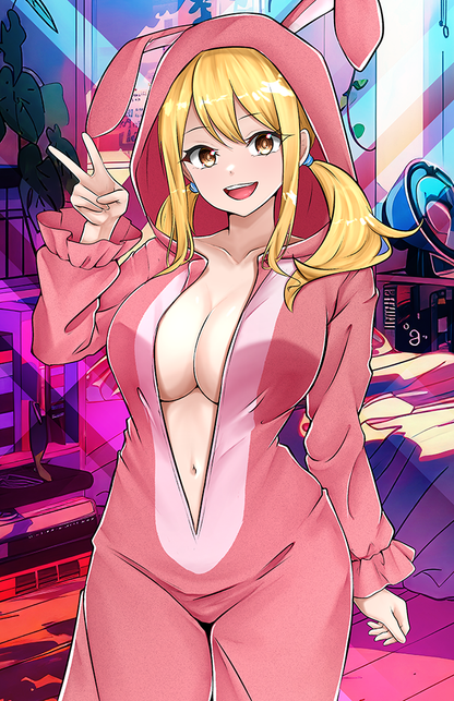 Lucy Bunny Jammies Posters