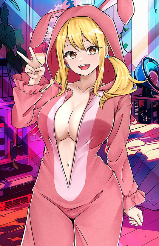 Lucy Bunny Jammies Posters