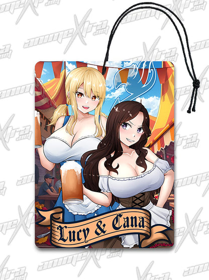 Lucy & Cana Fairy Tail Oktoberfest Air Fresheners