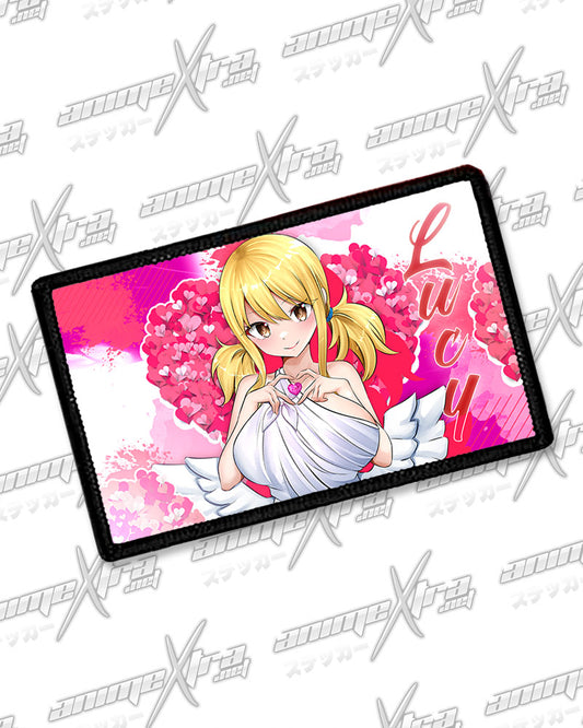 Lucy Heartfilia Cupid Rectangle Patches