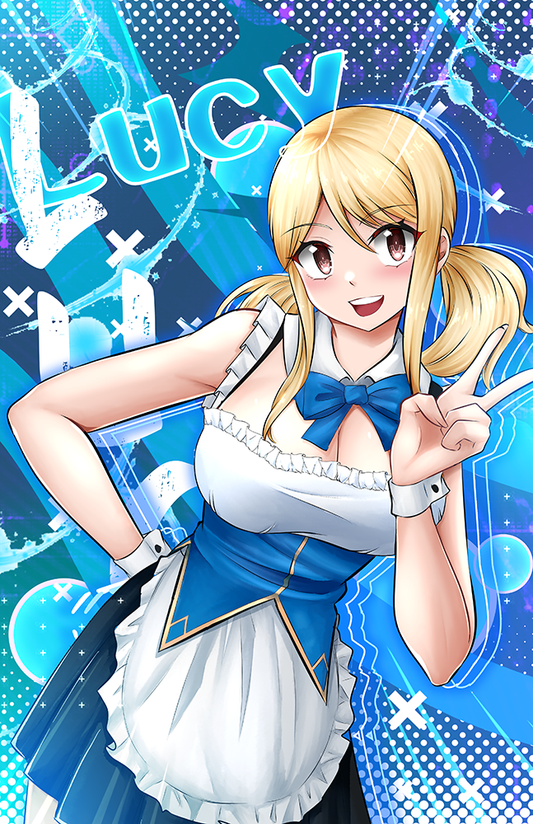 Lucy Maid Graphic Poster