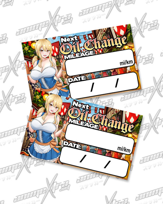 Lucy Oktoberfest Oil Change Stickers