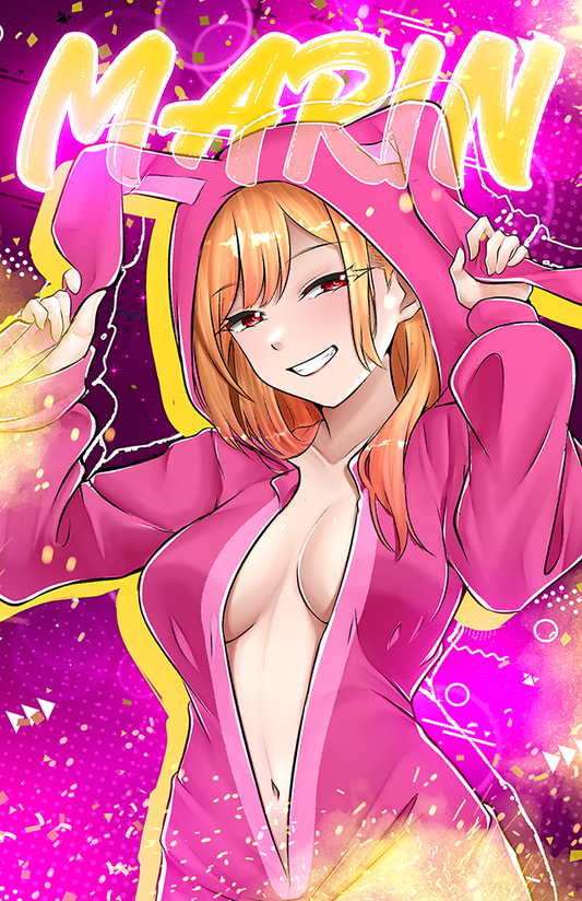 Marin Bunny Jammies Graphic Poster