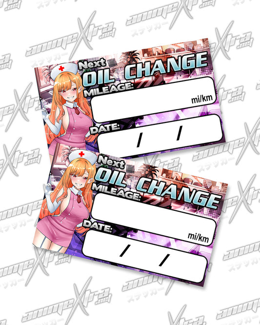 Marin Nurse Oil Change Stickers