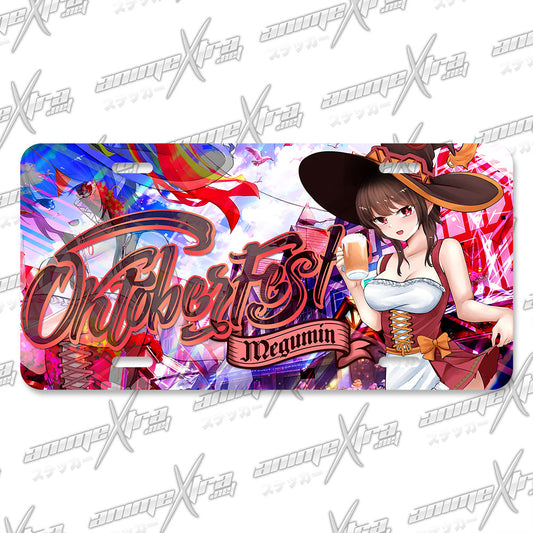 Megumin Oktoberfest License Plate