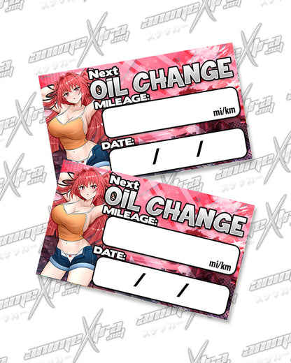 Mio Naruse Oil Change Stickers