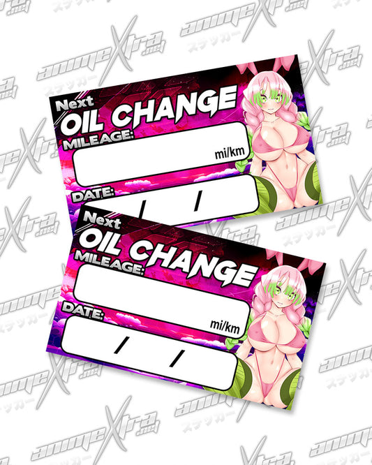 Mitsuri Bunny Oil Change Sticker