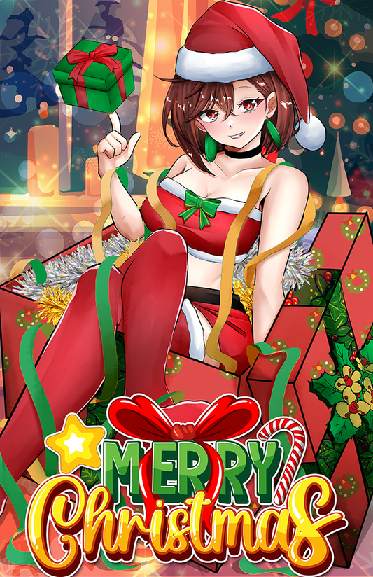 Momo Ayase Unwrapped Xmas Poster