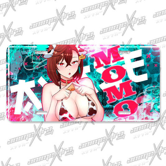 Momo Ayase Cowgirl License Plates