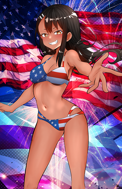 Nagatoro Patriot Bikini Poster