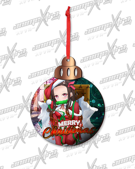 Nezuko Unwrapped Christmas Ornaments