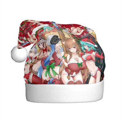 Waifu Christmas Plush Christmas Hat