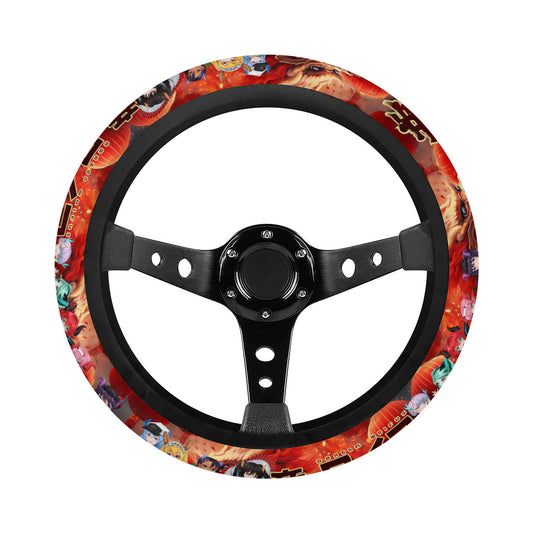 Dragon Waifus Car Steering Wheel Covers