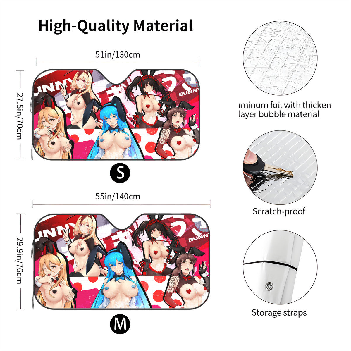 Reverse Bunnies Sunshade