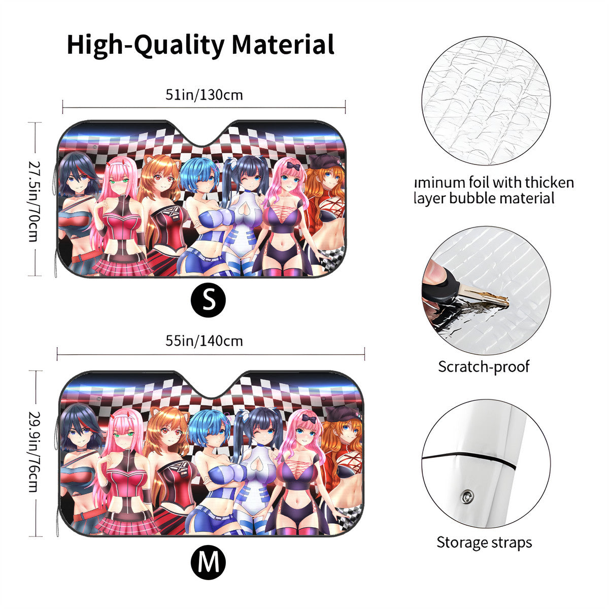 Racer Girls Sunshade