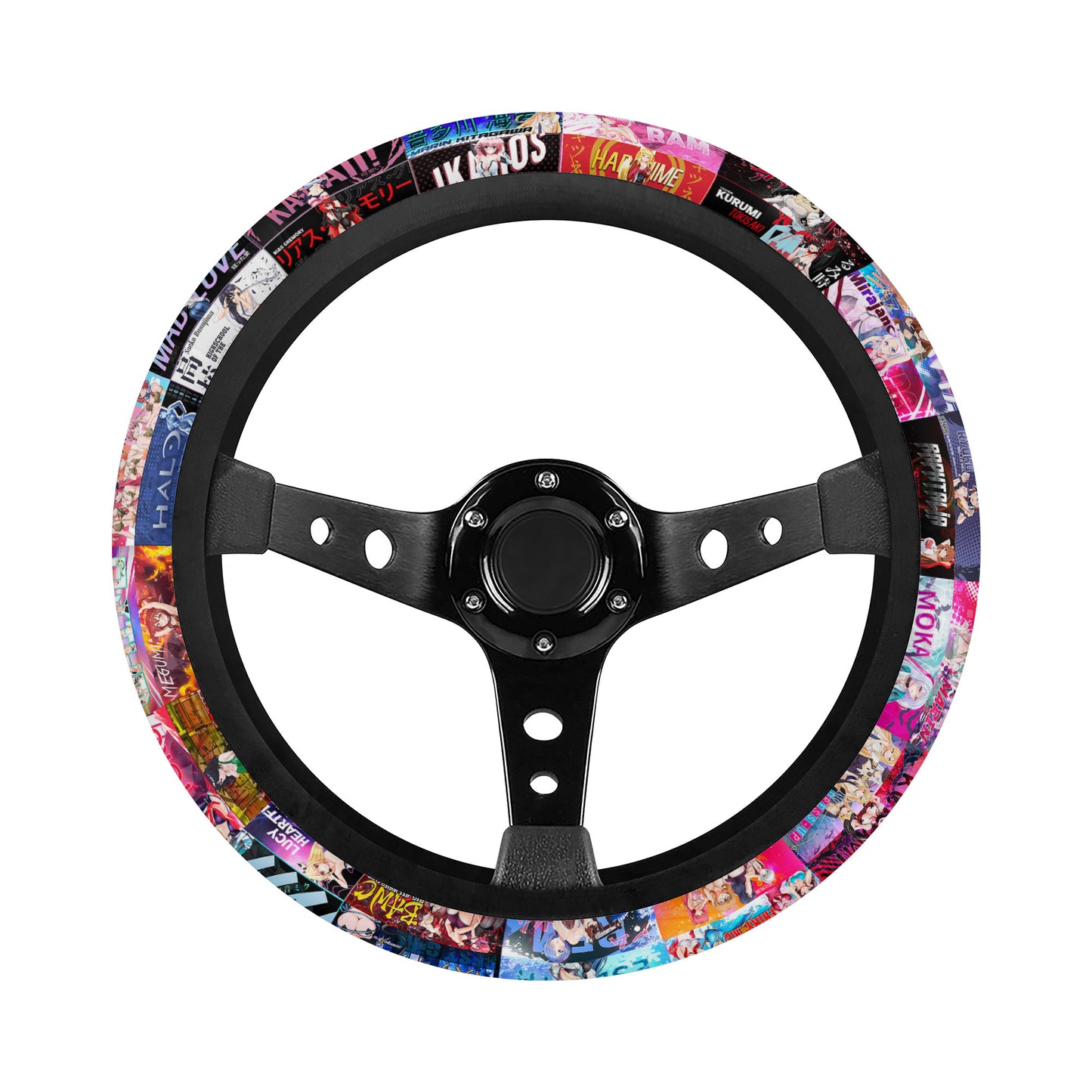 Weeb Slaps Steering Wheel Cover