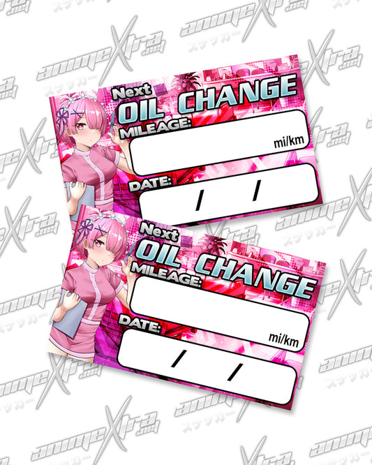 Ram Nurse Oil Change Stickers