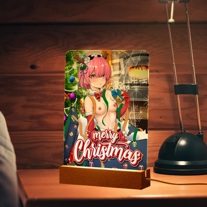 Ram Unwrapped Xmas Photo Lamp