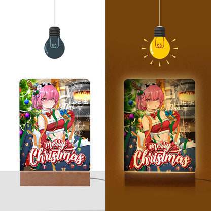 Ram Unwrapped Xmas Photo Lamp