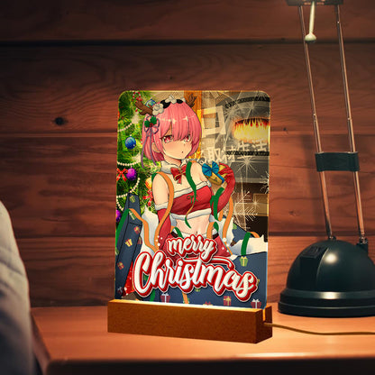 Ram Unwrapped Xmas Photo Lamp