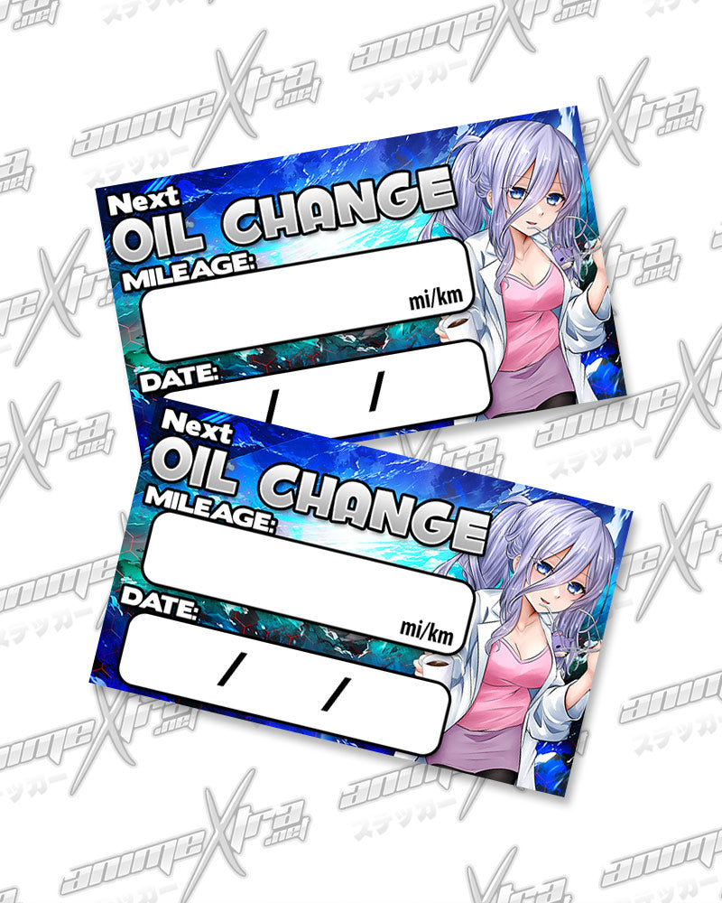 Reine Date A Live Oil Change Stickers