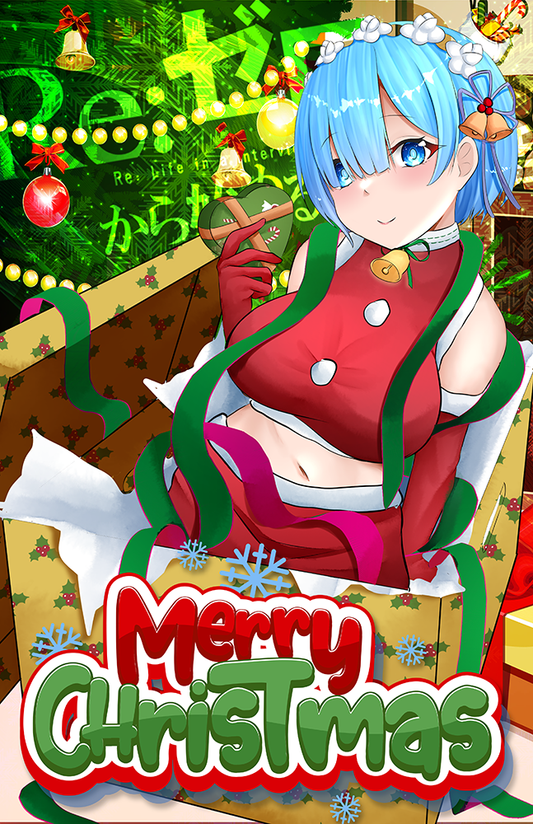 Rem Unwrapped Xmas Poster